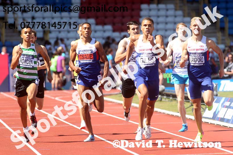 Mens 800 metres, World Championship Team Trials, Alexander Stadium, Birmingham